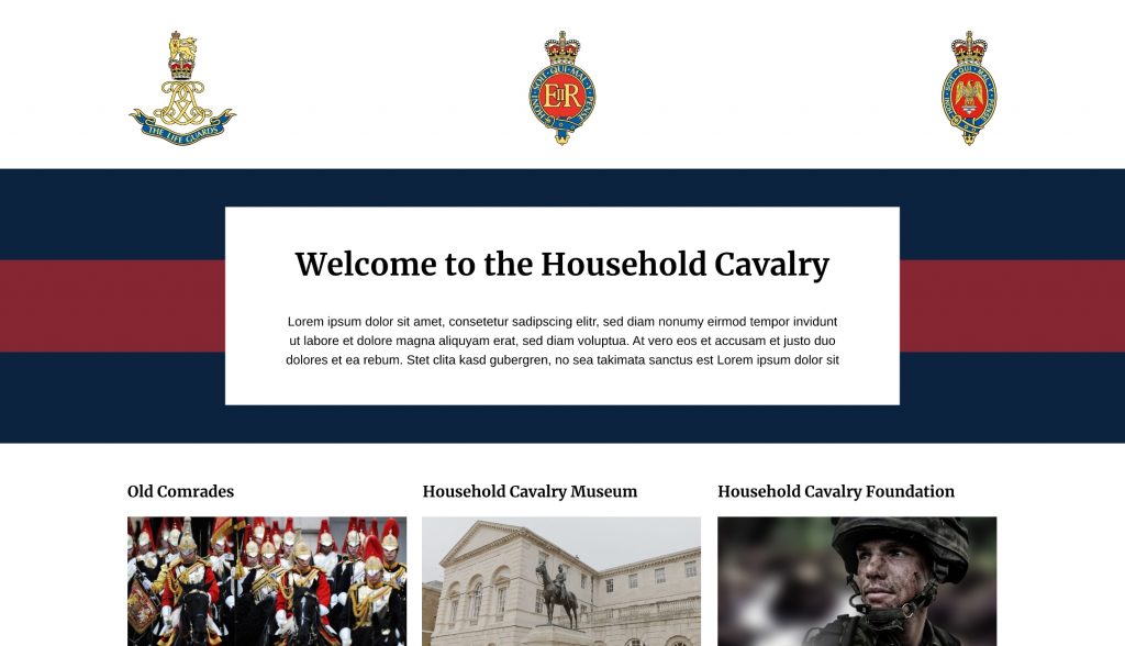 Welcome to the Household Cavalry