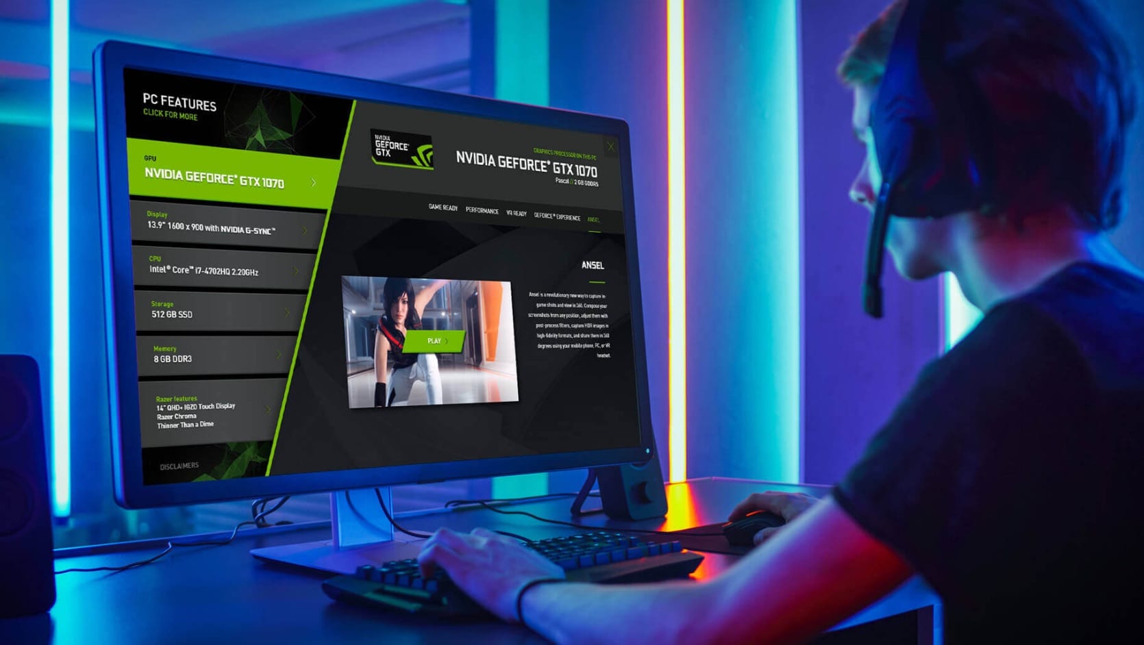 First clasee gaming experience